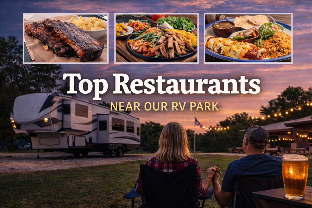 Top dining near our RV park