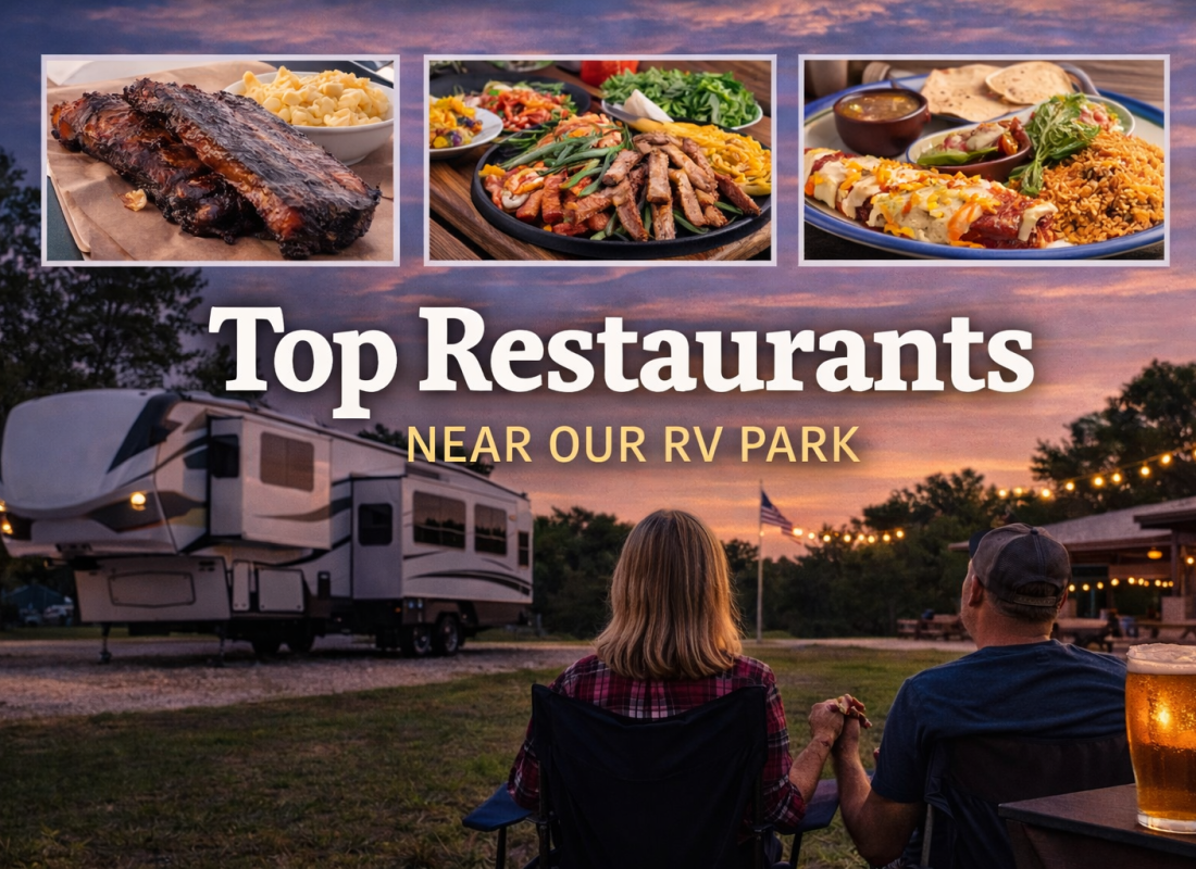 Top dining near our RV park